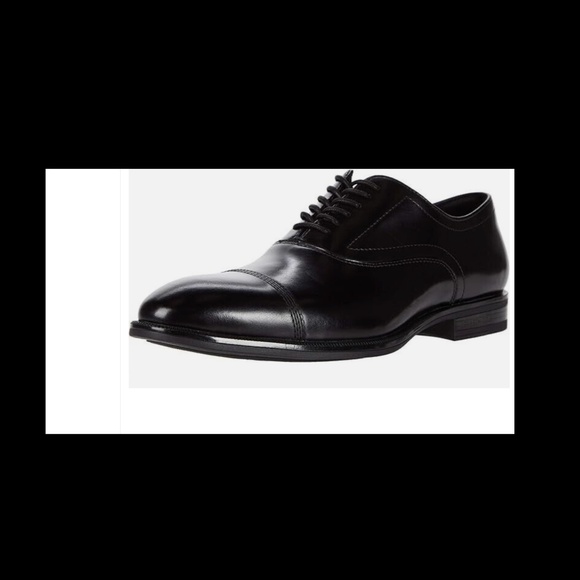 Kenneth Cole Mens Black Oxford - Picture 1 of 7